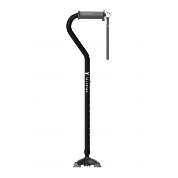 竹虎 バンブーステッキオフセット多点杖 / 104870 ブラック