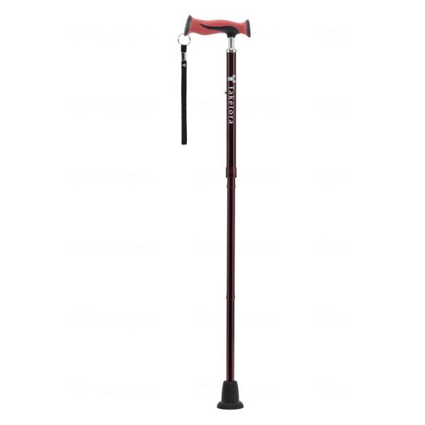 竹虎 バンブーステッキ 折りたたみ杖 / 104960 ワインレッド