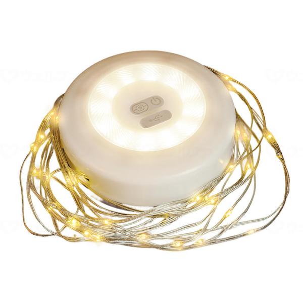 ワイ・エス・エヌ 充電式巻き取りイルミ 10M