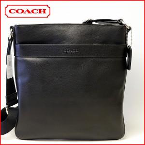 コーチCOACH ブラック チャールズ スムース レザー クロスボディー アウトレット レザー ショルダー バッグ F54780