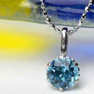 ブルートパーズ　18K ペンダントトップ トパーズ レディース スイスブルートパーズ18金 18k