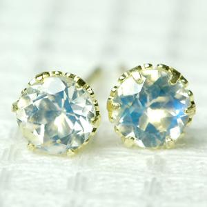 ピアス レディース プラチナ900 Pt900 18金 18k K18 K14WG ロイヤル ブルー...