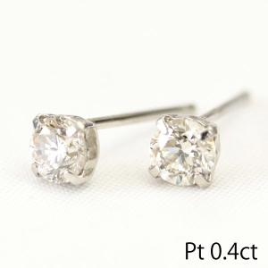 con affetto(ファッション) ピアス PT900ダイヤモンド1粒ピアス