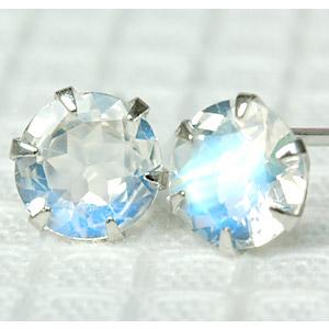 ピアス レディース ロイヤルブルームーン プラチナ pt900 5mm