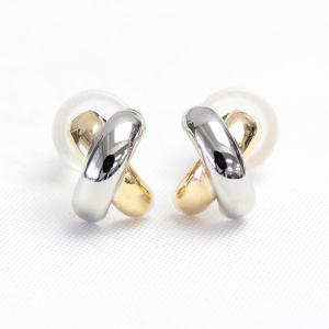 K18YG イエローゴールド 18K 18金 地金ピアス クラシカル 金具