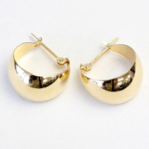 フープピアス 18k 10×15 K18 18...の詳細画像5