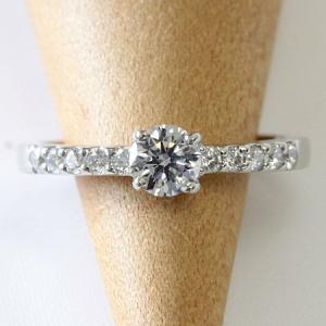TIFFANY&Co.（ティファニー） K18YG Pt950 ドッツ ダイヤ リング・指輪