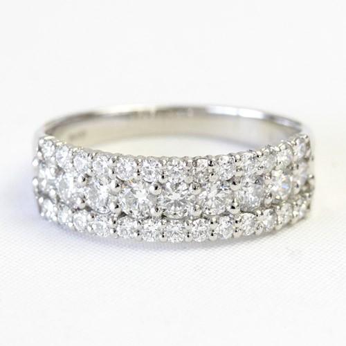 ダイヤモンド リング レディース 指輪 ダイヤ プラチナ pt900 H＆C 1.0ct カラット ...