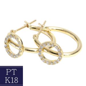 ピアス サファイア 18金 18k K18 ゴールド ブルーサファイア メンズ