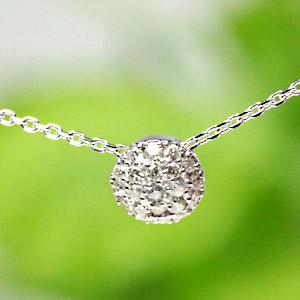 ダイヤモンド ネックレス レディース ダイヤネックレス 18金 18k K18 