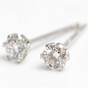 ダイヤモンド ピアス 一粒 プラチナ Pt900 レディース 計0.2ct ダイヤ セカンドピアス ...