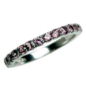 エタニティリング ルビー 18金 指輪 リング 18k K18 レディース