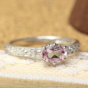 モルガナイト リング レディース 指輪 18金 18k K18 ゴールド 4月 ダイヤモンド エレガ...