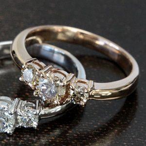ダイヤモンド リング レディース 指輪 ダイヤ 18金 18k K18 ゴールド 