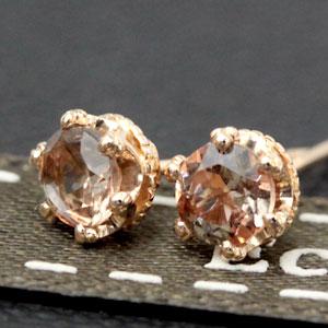 ピアス レディース 揺れる アンダリュサイト 18金 18k K18 ゴールド