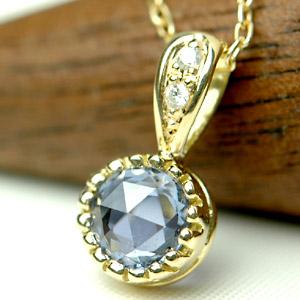ペンダントトップ サファイヤ ブルーサファイア × ダイヤモンド