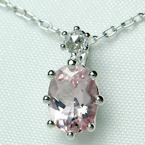 モルガナイト ペンダントトップ レディース 18金 18k K18 ゴールド ミルククラウン 5.0...