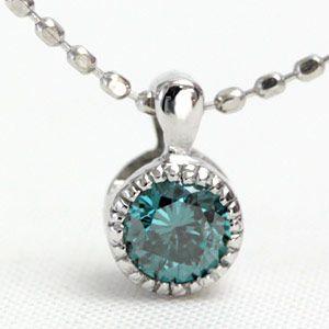 ダイヤモンドネックレス ダイヤ レディース 一粒 18金 18k K18 0.15ct 