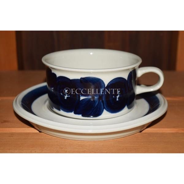 【北欧ヴィンテージ】【アラビア】【ウラ・プロコペ】アネモネ　ティーカップ＆ソーサー