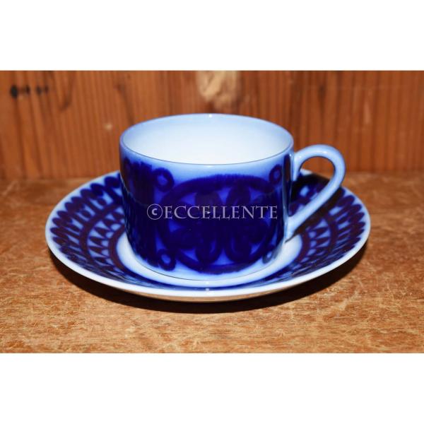 【北欧ヴィンテージ】【グスタフスベリ】【スティグ・リンドベリ】ブローヒューサル　コーヒーカップ＆ソー...