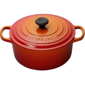 ル・クルーゼ(LE CREUSET) シグニチャー ココット・ロンド 18cm(オレンジ)｜eccurrent