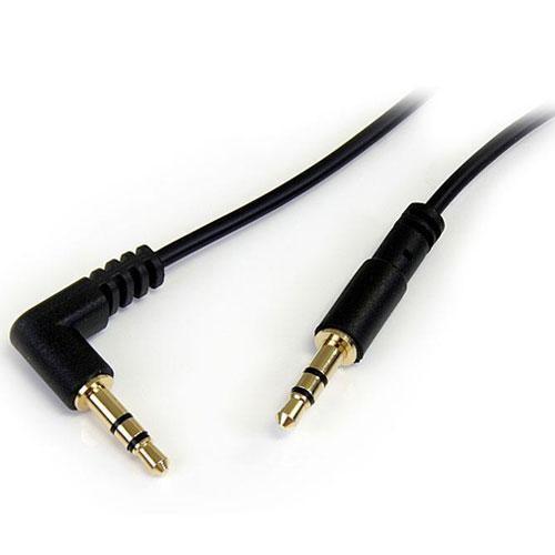 StarTech(スターテック) MU3MMSRA ブラック 片側L型 スリム3.5mmステレオミニ...