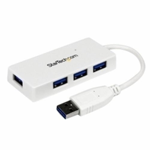 StarTech(スターテック) ST4300MINU3W ホワイト USB 3.0ハブ 4ポート