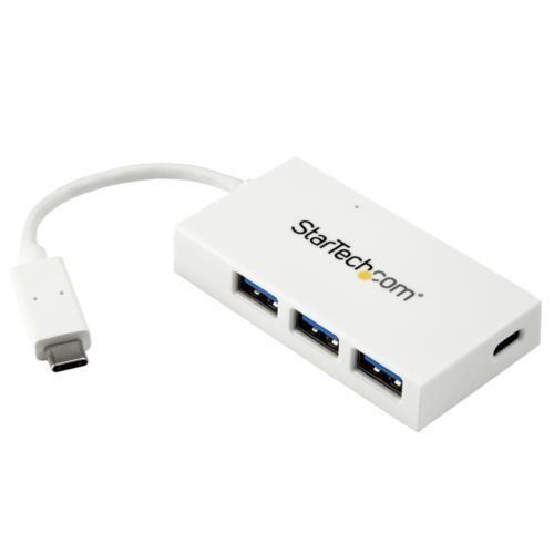 StarTech(スターテック) HB30C3A1CFBW USB-C接続4ポート増設USB3.0ハ...