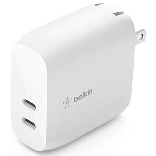 BELKIN WCB006DQWHJP ホワイト Belkin 急速充電デュアルUSB-C充電器
