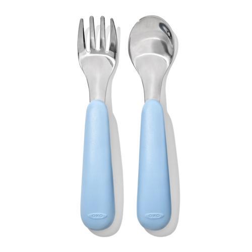 OXO(オクソー) OXO Tot スプーン&amp;フォークセット ケース付き ダスク