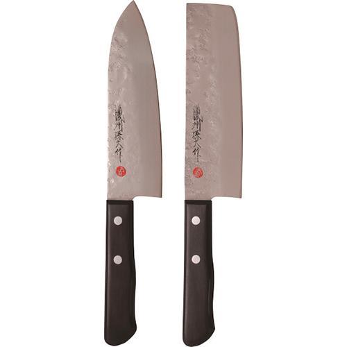 濃州孫六作 古流梨地包丁２本セット[代引不可]