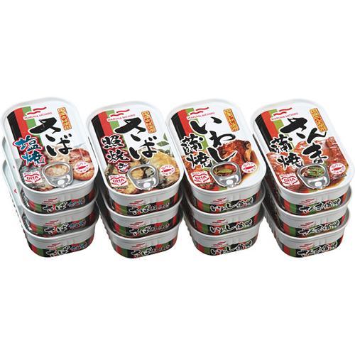 マルハニチロ 惣菜焼物缶４種詰合せ １２缶セット[代引不可]