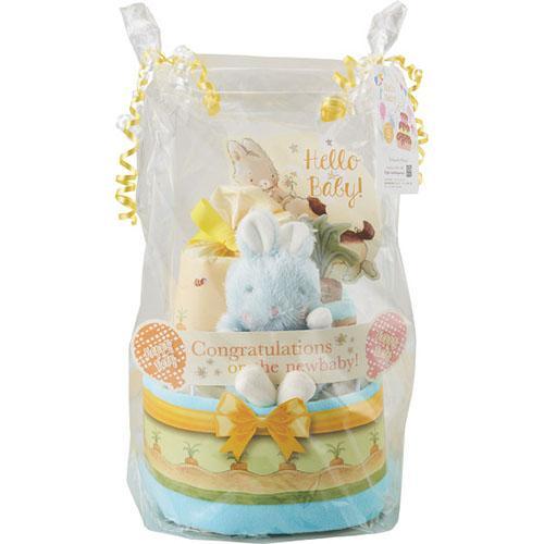 その他 バニーズバイザベイおむつケーキ２段 ブルー