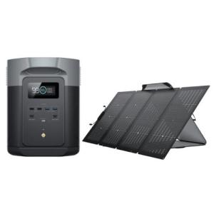 EcoFlow DELTA 2 Max 2048Wh + SOLAR220W-JP 220W両面受光型ソーラーパネルセット｜eccurrent