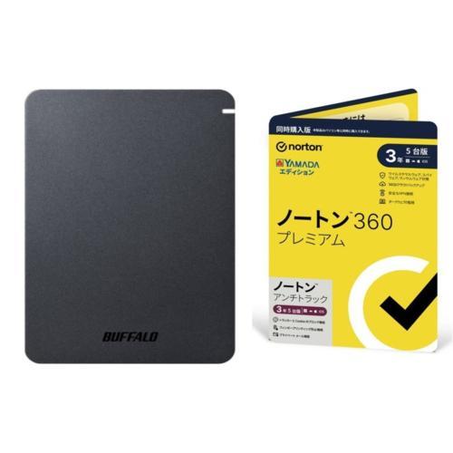 HD-PGF5.0U3-GBKA 5TB + ノートン 360 プレミアム/ アンチトラック 同時購...
