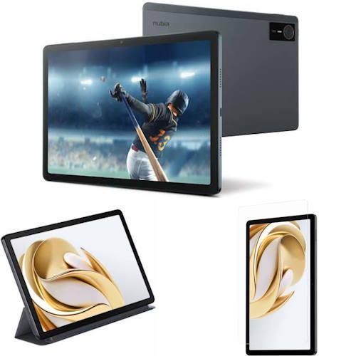 ZTE(ゼットティーイー) 【純正カバー+保護フィルムセット】nubia Pad SE 10.95型...