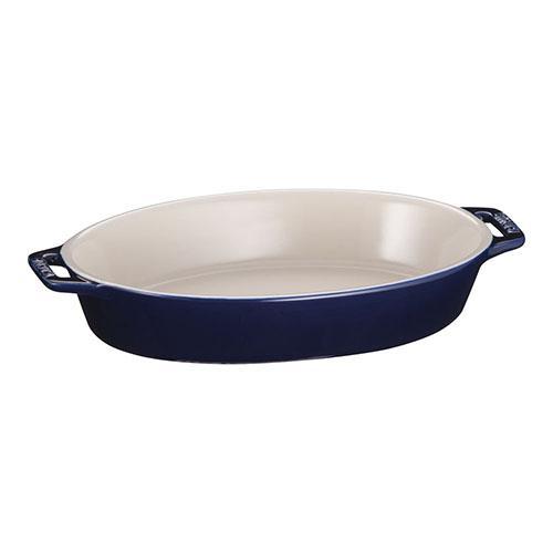 ストウブ(staub) セラミック オーバルディッシュ23cm S box グランブルー