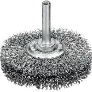 ＬＥＳＳＭＡＮＮ 411142 軸付ホイルブラシ 鋼線 0.2 φ20