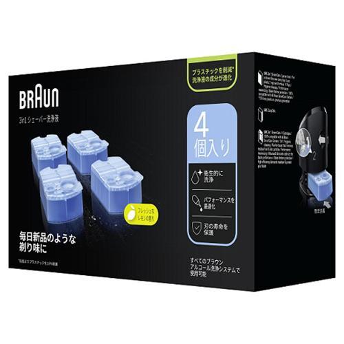 ブラウン(BRAUN) CCR4CR クリーン&amp;リニューシステム専用洗浄液カートリッジ 4個入
