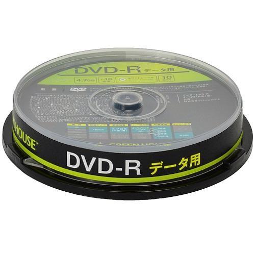 GREEN HOUSE(グリーンハウス) GHDVDRDA10 データ用 DVD-R 4.7GB 一...