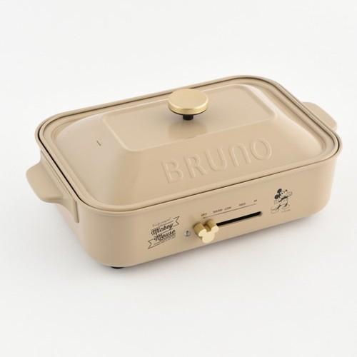 BRUNO(ブルーノ) BOE134-BE ベージュ DISNEY コンパクトホットプレート