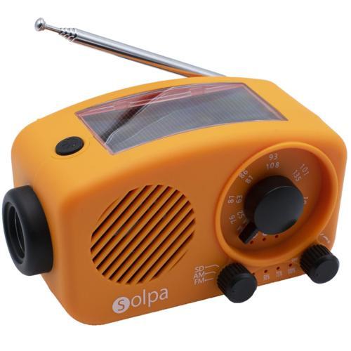 クマザキエイム SL-088 Chardio チャージオ 手回し/ソーラー蓄電ラジオ