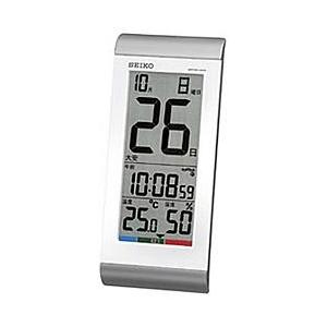セイコー(SEIKO) SQ431S 温湿度計付き 電波置時計 置き掛け兼用 デジタル