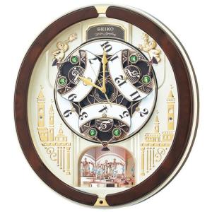 セイコー SEIKO Wave Symphony 電波壁掛時計 アミューズ時計 からくり