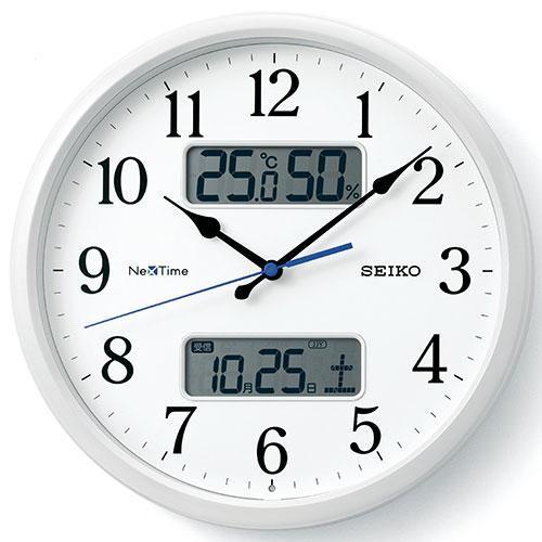 セイコー SEIKO ZS251W ネクスタイムシリーズ 電波掛け時計 ZS251W