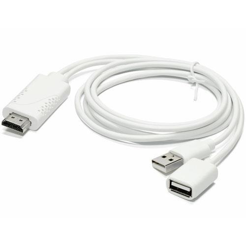 日本トラストテクノロジー HDMITVWH HDMI-TVケーブル ホワイト