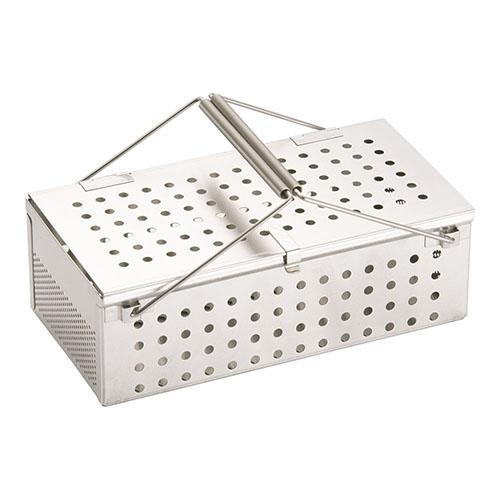 三宝産業 18-8パンチングスプーン消毒かご L