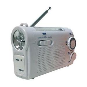 WINTECH KDR-107(W) 手回し充電ラジオライト｜eccurrent