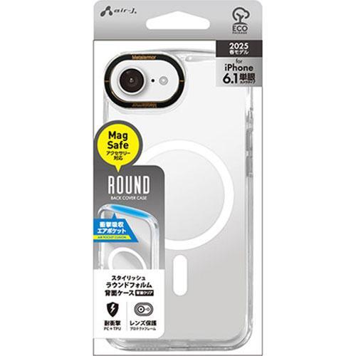 エアージェイ(air-j) AC-SE25-RMR WH iPhone16e用 MagSafeアクセ...
