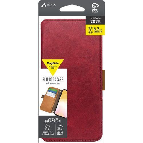 エアージェイ(air-j) AC-P25-PB-RD レッド iPhone 17用 MagSafeア...